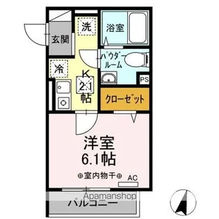 クレールコート井土ヶ谷【2階】の間取り