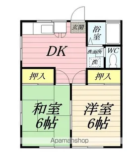 小倉ハイムB棟【2階】の間取り
