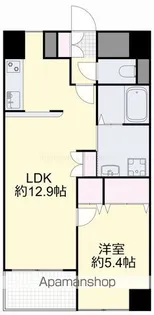 クレストシティ中井町【9階】の間取り