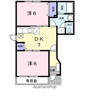 サンクレスト【1階】の間取り