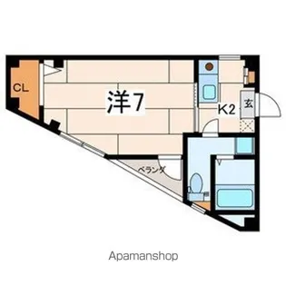 アビタシオン サノ【3階】の間取り
