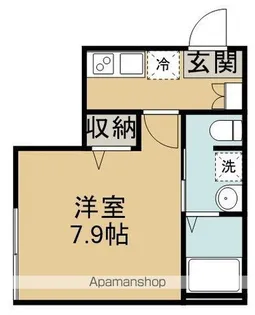 ラミアアルテ若葉【1階】の間取り