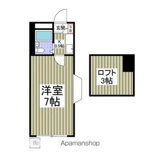ニューパレス松戸【108号室】の間取り