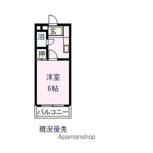 メゾンアルカディア御門【1階】の間取り
