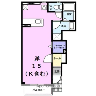 アルカンシエル・MⅠ【102号室】の間取り