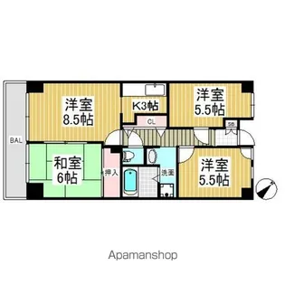 グリーンヒル弥生台【2階】の間取り