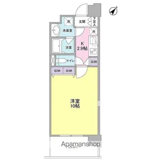 プロスペクト東雲橋【2階】の間取り