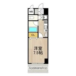 CITY SPIRE 名駅北【4階】の間取り