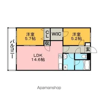 LINO24【2階】の間取り