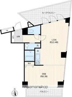 ブループラザ【402号室号室】の間取り