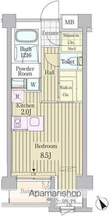ガーデン原宿【3階】の間取り