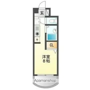 メゾンシルク【4階】の間取り