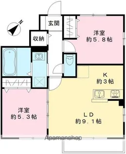 アリビオA(ZEH)【1階】の間取り