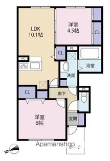PAL NO CASA【1階】の間取り