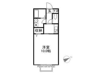 アメニティータウン【101号室】の間取り