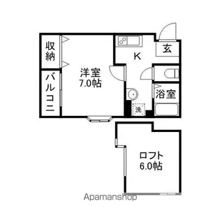 イル・グラッツィア大橋【3階】の間取り