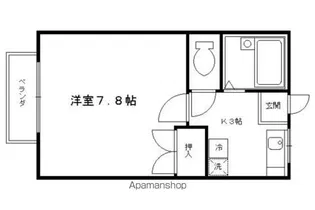 メゾン山喜【C-3号室】の間取り