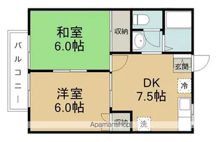 アーバンヒルズMASAⅢ【103号室】の間取り
