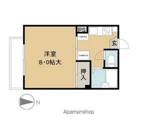 フレグランス杏【1階】の間取り