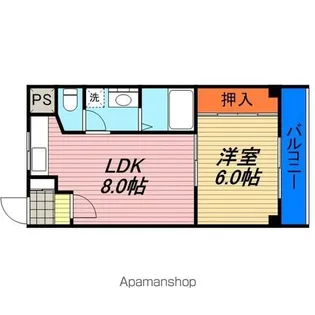 M’プラザ城東五番館【6階】の間取り
