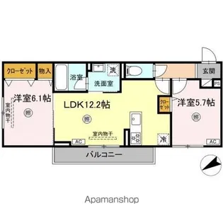 セルヴェール【3階】の間取り
