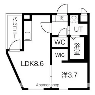 COCONE NAGOYA NORTH【1階】の間取り