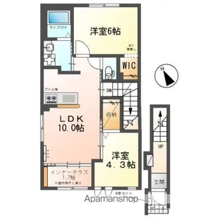 JOUR DE FLORAISON K(ジュール ド フロレゾン【2階】の間取り