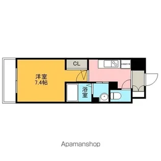 リバーコート砂田橋Ⅰ【4階】の間取り