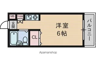 リネンハイツ【1階】の間取り