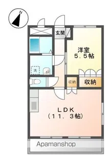 グランツ【1階】の間取り