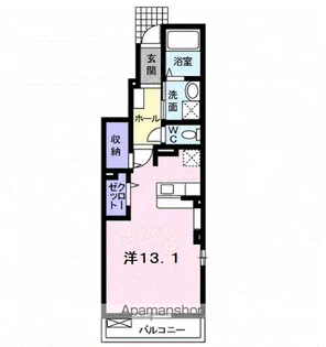 メゾン アルモニー【1階】の間取り