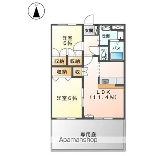 SUNNYCOURT城東【1階】の間取り