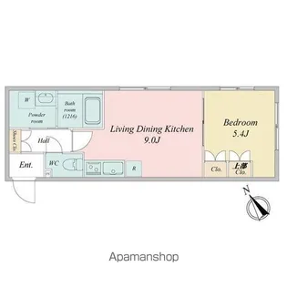 ラヴィエール清澄ガーデンテラス【4階】の間取り