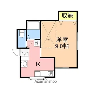 シティパレス【1階】の間取り