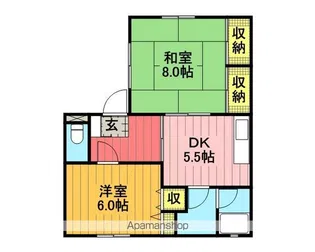 西澤ハイツ【2階】の間取り