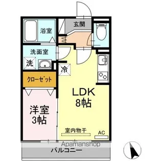 T.メルヘン【2階】の間取り