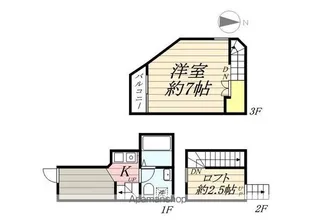 ガレット九産大前【1階】の間取り