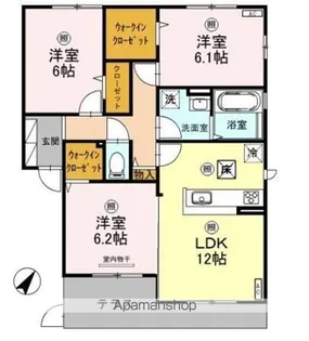 アクセル イースト【1階】の間取り