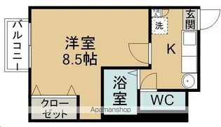 スターブルー子平町【101号室】の間取り