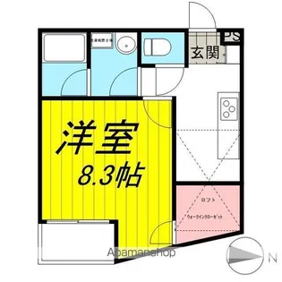 リブレア向山【101号室】の間取り