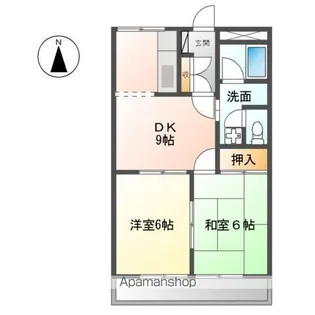 ハイムエスポワール【2階】の間取り