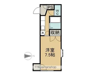 沢尻青山ハイツ【108号室】の間取り