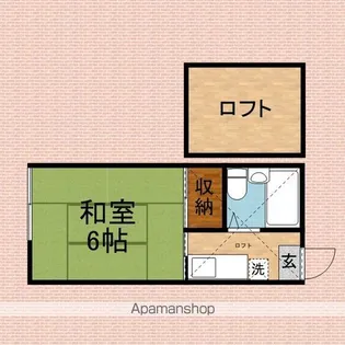 セゾンハイム【202号室】の間取り