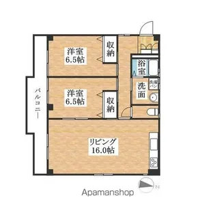 コーポタナカ【2階】の間取り
