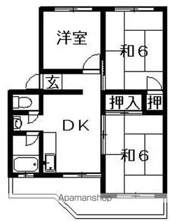 武智マンション【303号室】の間取り