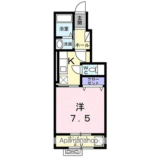 ハウス フリーデ【1階】の間取り
