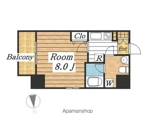 アクアヒルズ【1階】の間取り