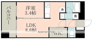 セントラルカーサ天文館【6階】の間取り