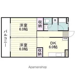 高麗ハイツ【305号室】の間取り