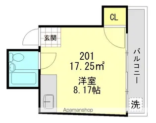ラディアンテ中野【2階】の間取り
